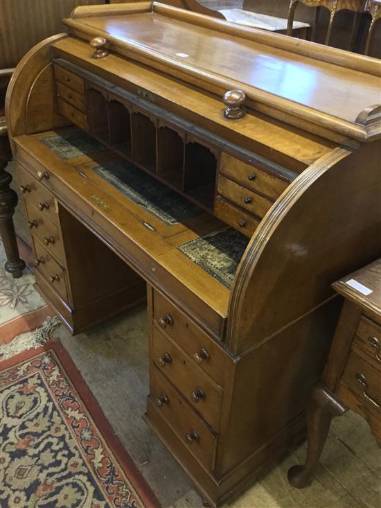 Victorian roll top desk